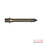 Boite de 100 patte à vis bois avec collerette 8x70 mm - 95347