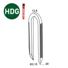 Pack 3000 crampillons en bande 3,15x40 div. HDG + 3 gaz - PBDCR3240D