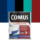 Allegro extra nb bleu marine 2,5l - peinture antifouling conseillée pour les voiliers et les bateaux à moteur inférieure à 25 nœuds - comus marine