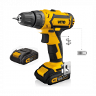 Perceuse visseuse sans fil VITO 14,4 V + 2 batteries 2.0Ah Li-ion Charge rapide 1h - led et indicateur de charge -