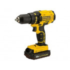 Perceuse visseuse fmc601c2k - stanley fatmax - 18v - 2 batteries 1,3 ah - madrin autoserrant 13 mm + chargeur batterie et valise