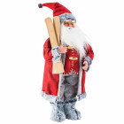 Père noel avec ski h:57cm