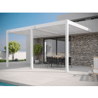 Pergola Bioclimatique 3,6X5,3 - HALO 19 Adossée - Couleur au choix