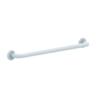 Barre d'appui droite en acier époxy blanc - 600 mm (sans vis) - Ø 25 mm - PRESTO - 60343