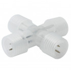Pièce de raccordement 'X' - Bandeau led 220 volt