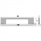 Poignée velitra finition inox brossé de 272mm