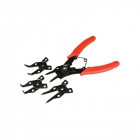 Pince à circlips + 4 embouts mâchoires interchangeables 160 mm int / extérieur helloshop26 3417140