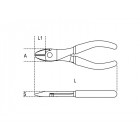 Pince coupante diagonale L=180mm branches gainées confort bi-matières BETA 010840038