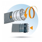 Piquage twist & go Ø80mm 30m3/h Atlantic 412224