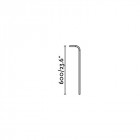 Piquet de jardin beige flow 1 ampoule