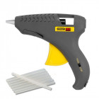 Pistolet à colle stanley dualmelt 220v / 25-80w  + 1 kg batons diam 11 mm  collage à chaud multi usages 6-gr25