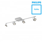 Plafonnier à led philips millenium 4x4w