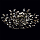 Plafonnier argenté flora 8 ampoules 21 cm