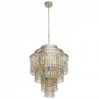 Plafonnier beige loft 9 ampoules 150 cm