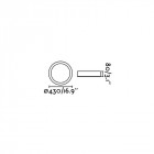 Plafonnier blanc cocotte 1 ampoule