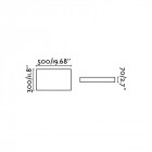 Plafonnier blanc silk h7