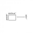 Plafonnier blanc sogo h5,5 cm