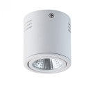 Plafonnier blanc techno 1 ampoule 8 cm