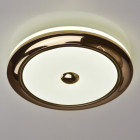 Plafonnier blanc techno 1 ampoule 8 cm