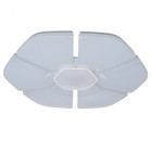 Plafonnier blanc techno   8 cm