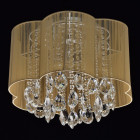 Plafonnier chromé elegance 6 ampoules 38 cm