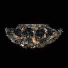 Plafonnier chromé flora 6 ampoules 20 cm