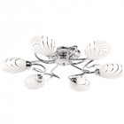Plafonnier chromé megapolis 6 ampoules 13 cm