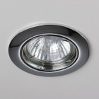 Plafonnier chromé techno 1 ampoule 2 cm