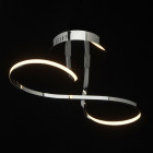 Plafonnier chromé techno   19 cm