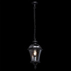 Plafonnier d'extérieur noir street 1 ampoule 110 cm