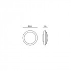 Plafonnier de jardin ford led 60 ampoules 40w