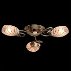 Plafonnier doré megapolis 3 ampoules 14 cm