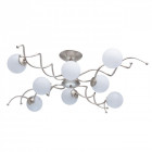 Plafonnier doré megapolis 8 ampoules 25 cm