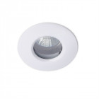 Plafonnier encastrable split, aluminium et verre, blanc