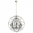 Plafonnier gris loft 8 ampoules 165 cm