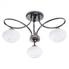 Plafonnier gris megapolis 3 ampoules 27 cm