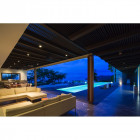 Plafonnier gu10 afrodita, aluminium et verre, gris