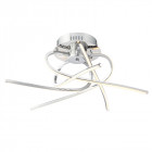 Plafonnier hemingway, chrome, 5 ampoules