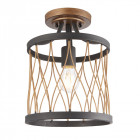 Plafonnier heston, bronze, 1 ampoule