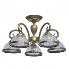 Plafonnier laiton classic 5 ampoules 28 cm