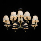 Plafonnier laiton neoclassic 12 ampoules 49 cm