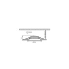Plafonnier LED 11W - Diam 170mm - Couleur eclairage - Blanc neutre