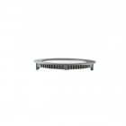 Plafonnier LED 18W (eq. 160W) - Diam : 235mm - Couleur eclairage - Blanc chaud 3000°K, Finition - Aluminium