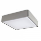 Plafonnier led kossel, polycarbonate, gris, 40 cm