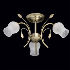 Plafonnier marron flora 3 ampoules 27 cm