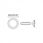 Plafonnier salle de bains gris logos 1 ampoule