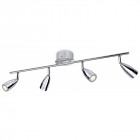 Plafonnier storm, chrome, 4 ampoules