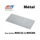 Plaque métallique pour boitier polyester roc 220x130mm - roc32