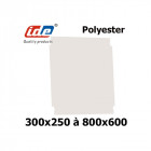 Plaque de montage polyester pour coffret polyester ide (hxl) 300x250