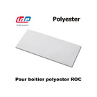 Plaque polyester pour boitier polyester roc ide 310x310mm - roc44